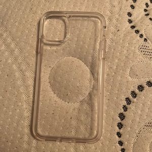 iPhone 11 clear phone case.